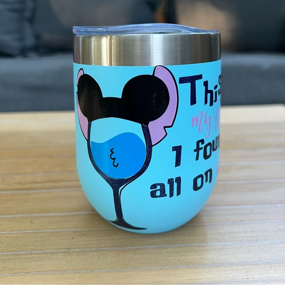 Disney Stitch Wine Tumbler - Picture 1 of 4